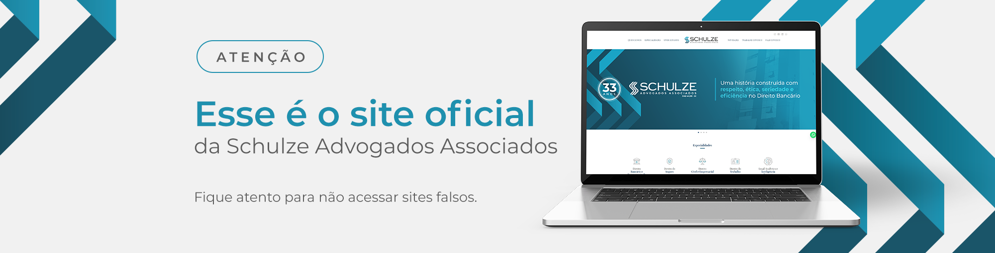 Esse é o site oficial da Schulze Advogados Associados
